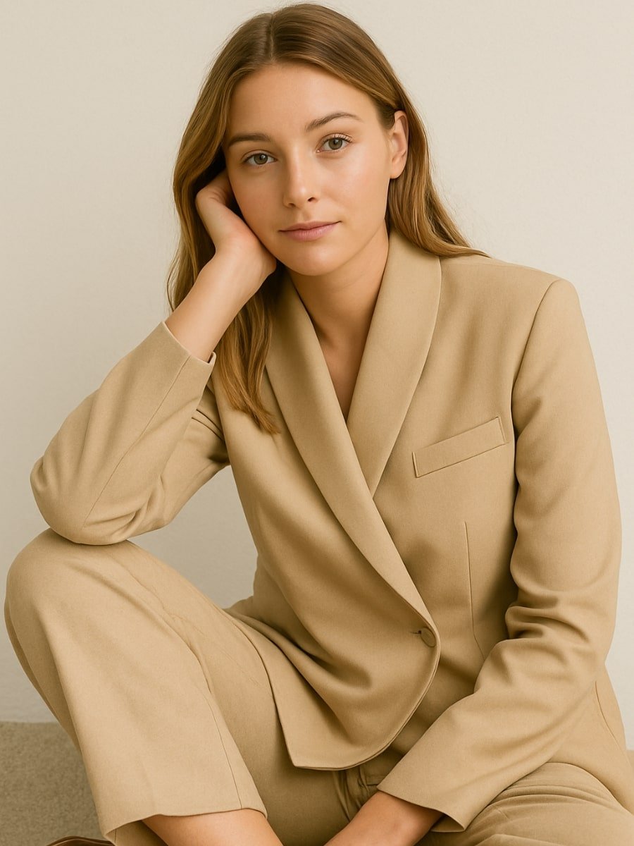 Blazer Alfaiataria Blaer Bege - Sofi Cellar