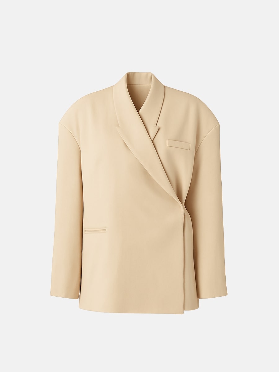 Blazer Alfaiataria Blaer Bege - Sofi Cellar