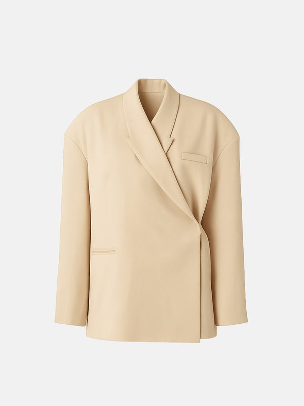 Blazer Alfaiataria Blaer Bege - Sofi Cellar