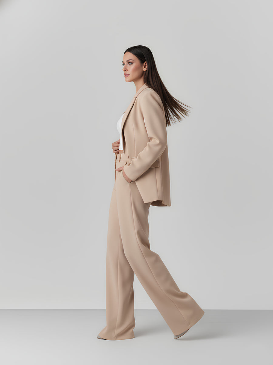 Blazer Alfaiataria Blaer Bege - Sofi Cellar