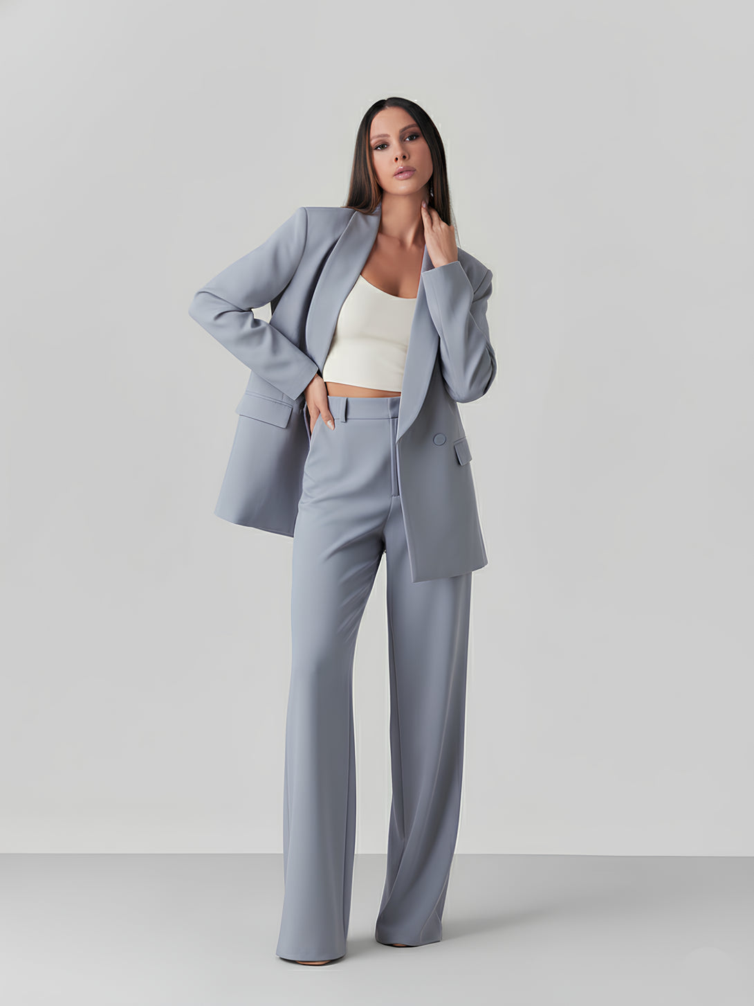 Blazer Alfaiataria Blaer Cinza - Sofi Cellar