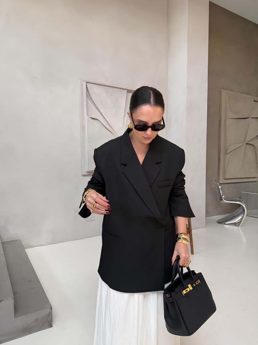 Blazer Alfaiataria Blaer Preto - Sofi Cellar