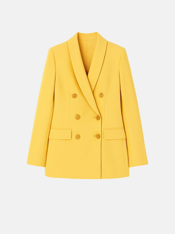 Blazer Alfaiataria Feminino Amarelo - Sofi Cellar