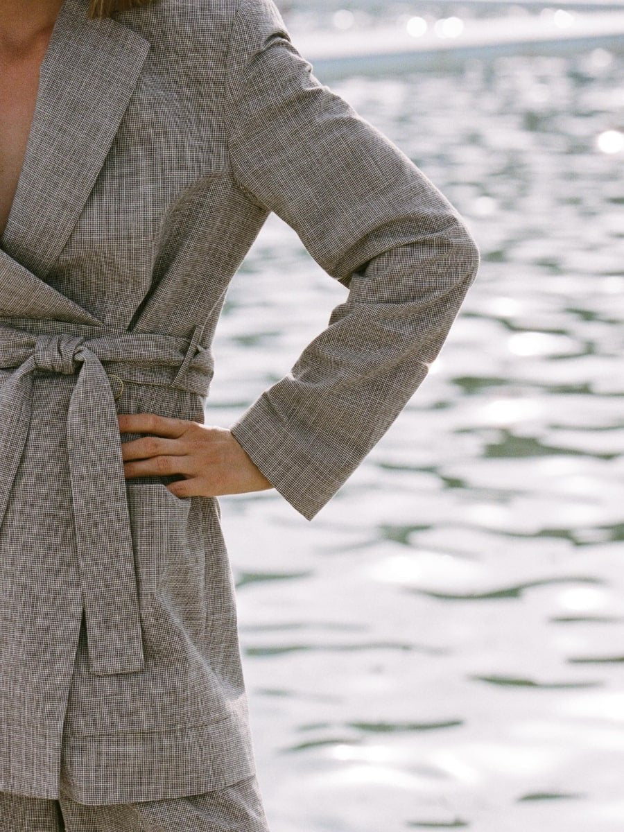 Blazer Alfaiataria Linen - Sofi Cellar
