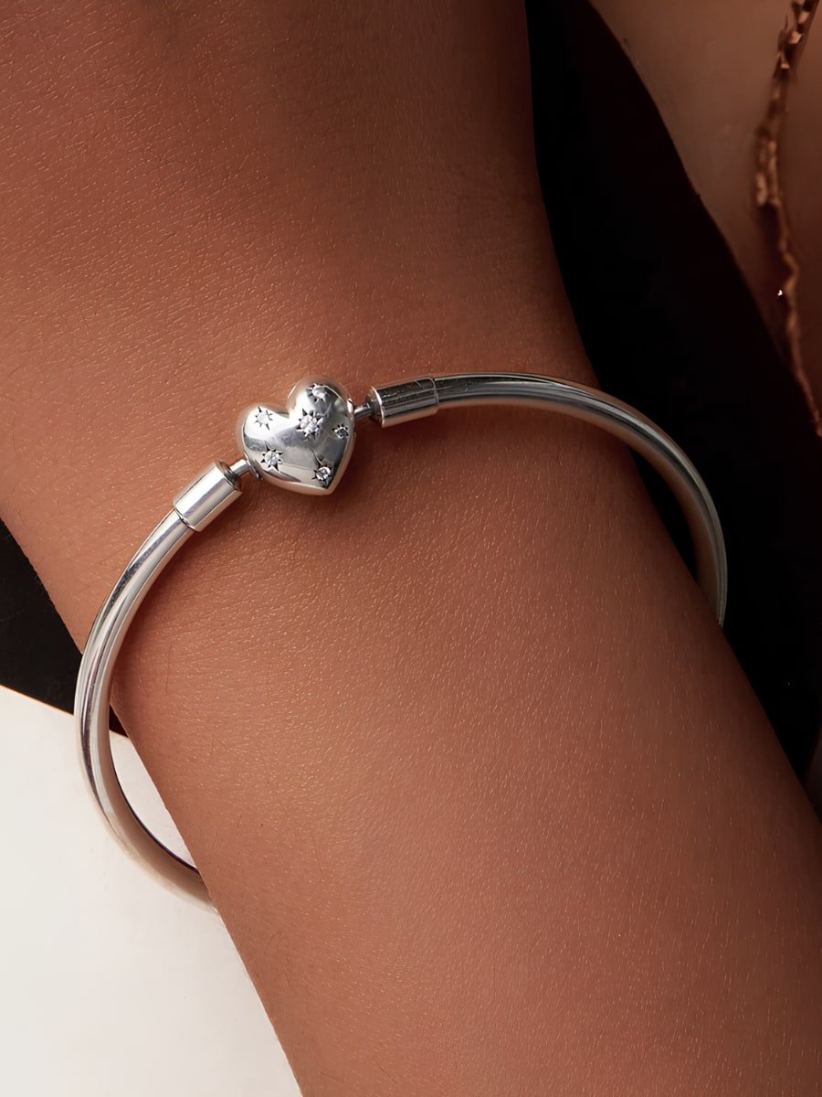Bracelhete Pandora Com Fecho de Coração - Sofi Cellar