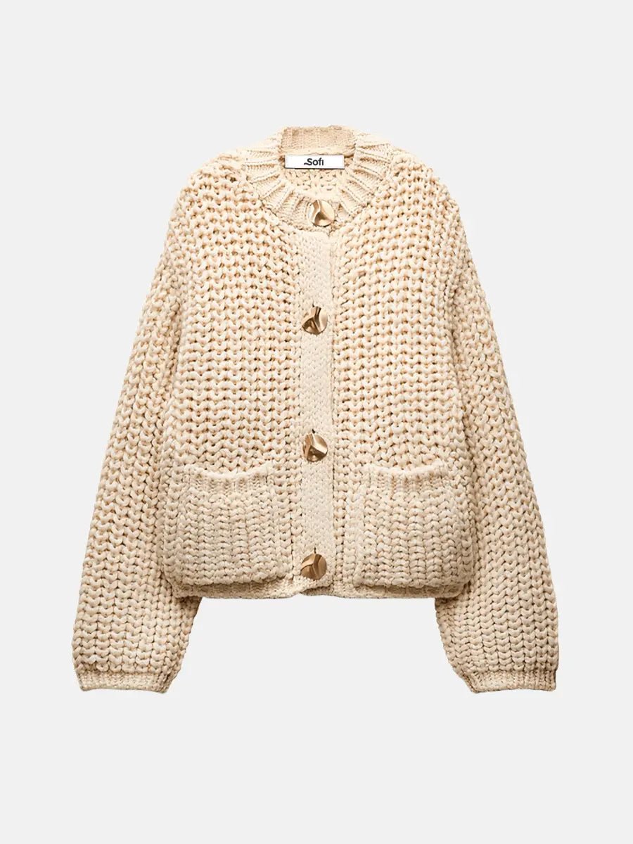 Cardigan Feminino Bege - Sofi Cellar