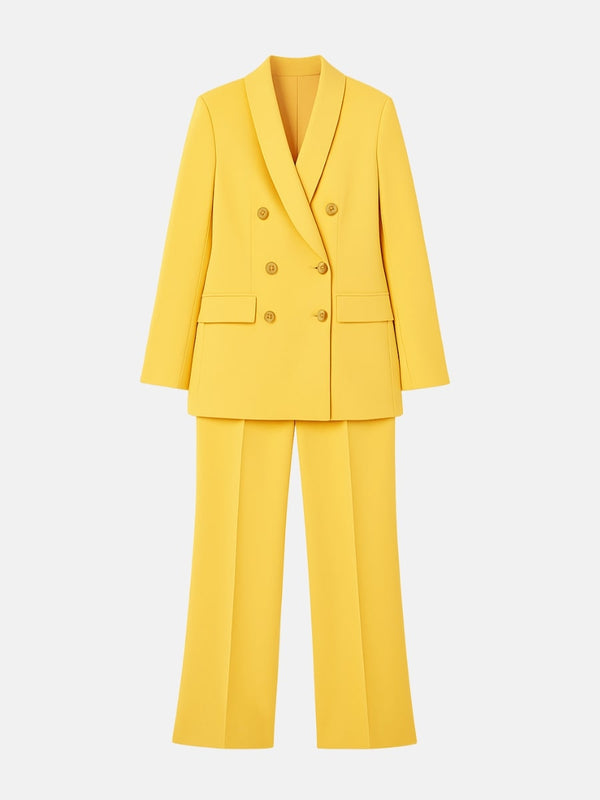 Conjunto Alfaiataria Feminino Amarelo - Sofi Cellar