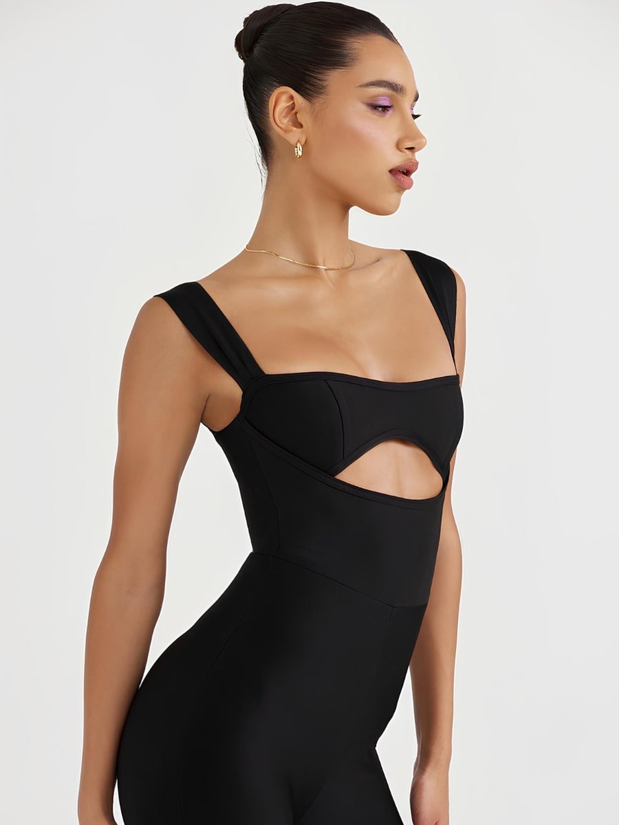 Macacão Feminino Preto Yasmeen - Sofi Cellar