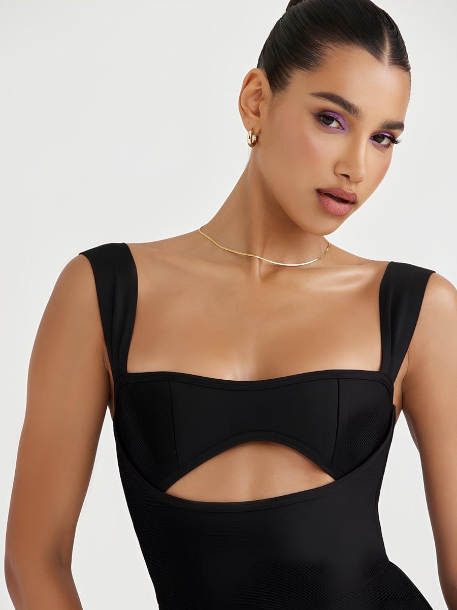 Macacão Feminino Preto Yasmeen - Sofi Cellar