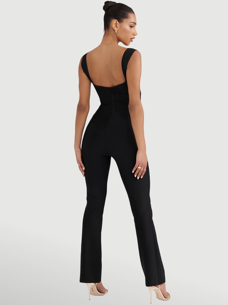 Macacão Feminino Preto Yasmeen - Sofi Cellar