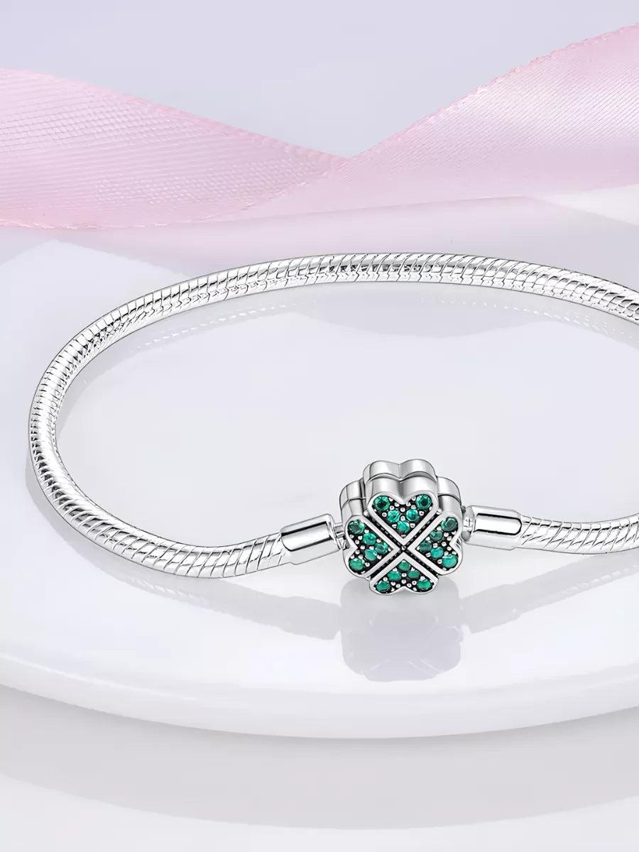 Pulseira Pandora Trevo Da sorte em Prata 925 - Sofi Cellar