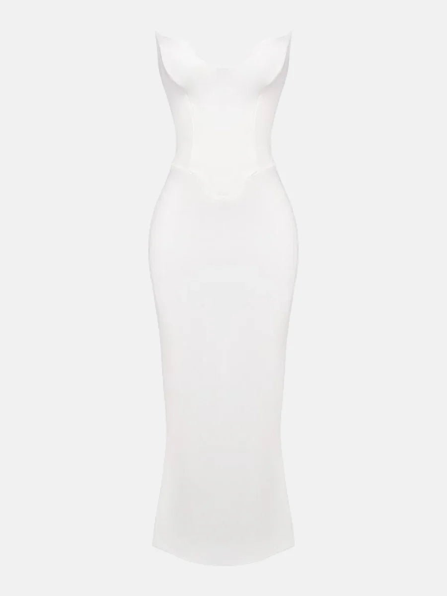 Vestido Longo Branco Elegance - Sofi Cellar
