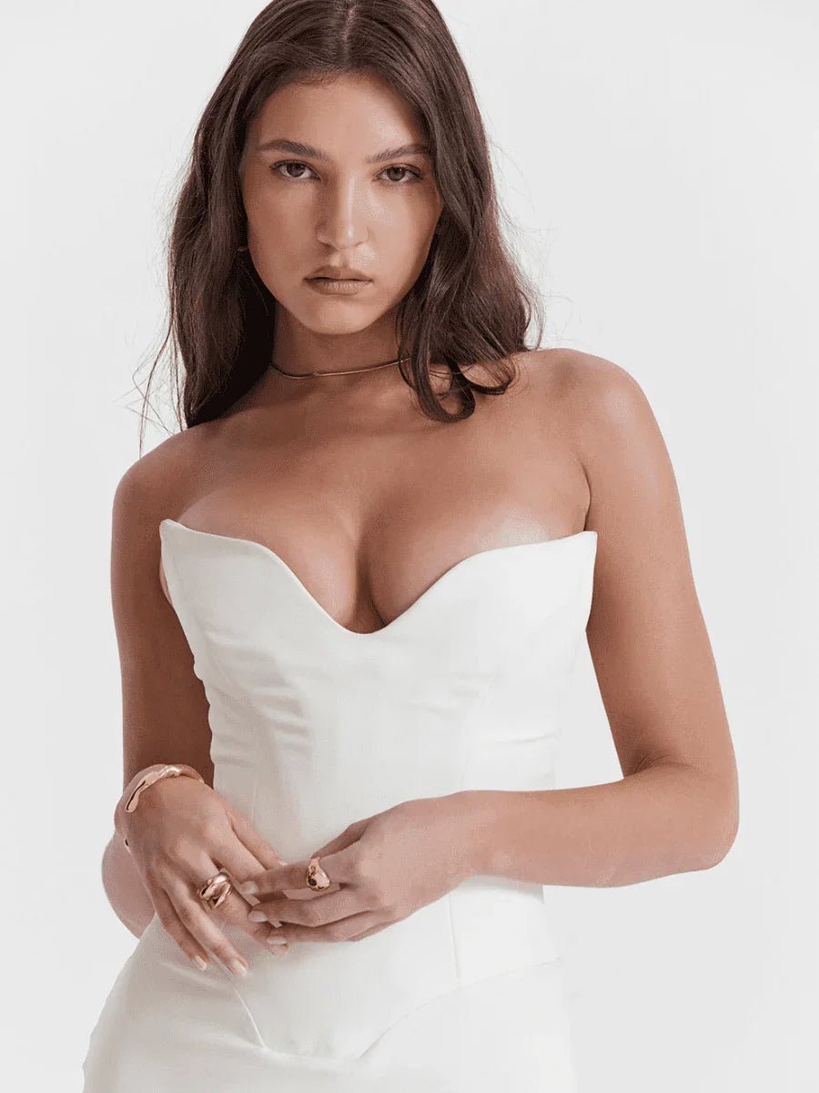 Vestido Longo Branco Elegance - Sofi Cellar