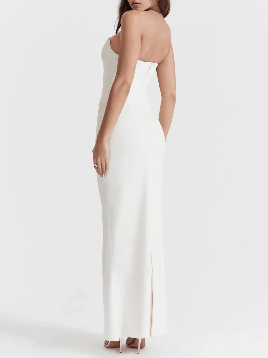 Vestido Longo Branco Elegance - Sofi Cellar
