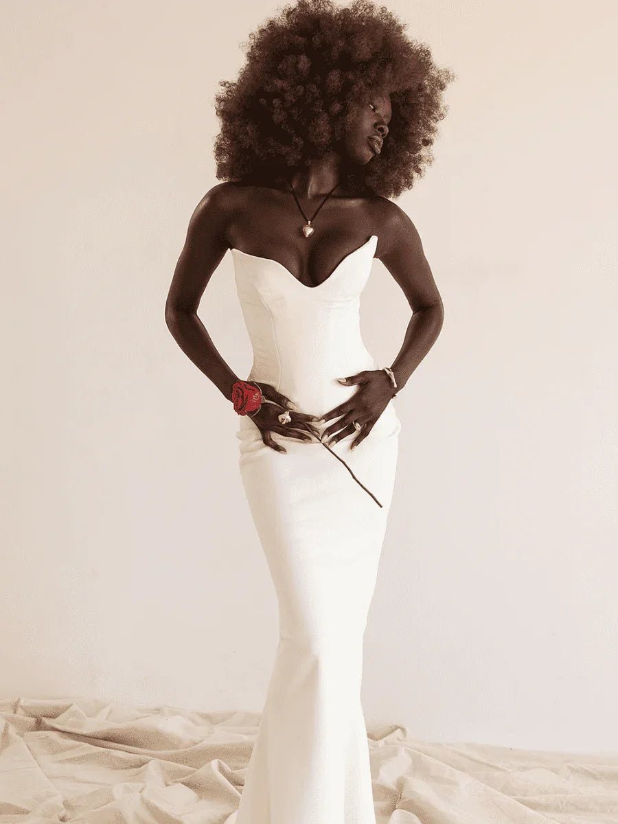 Vestido Longo Branco Elegance - Sofi Cellar